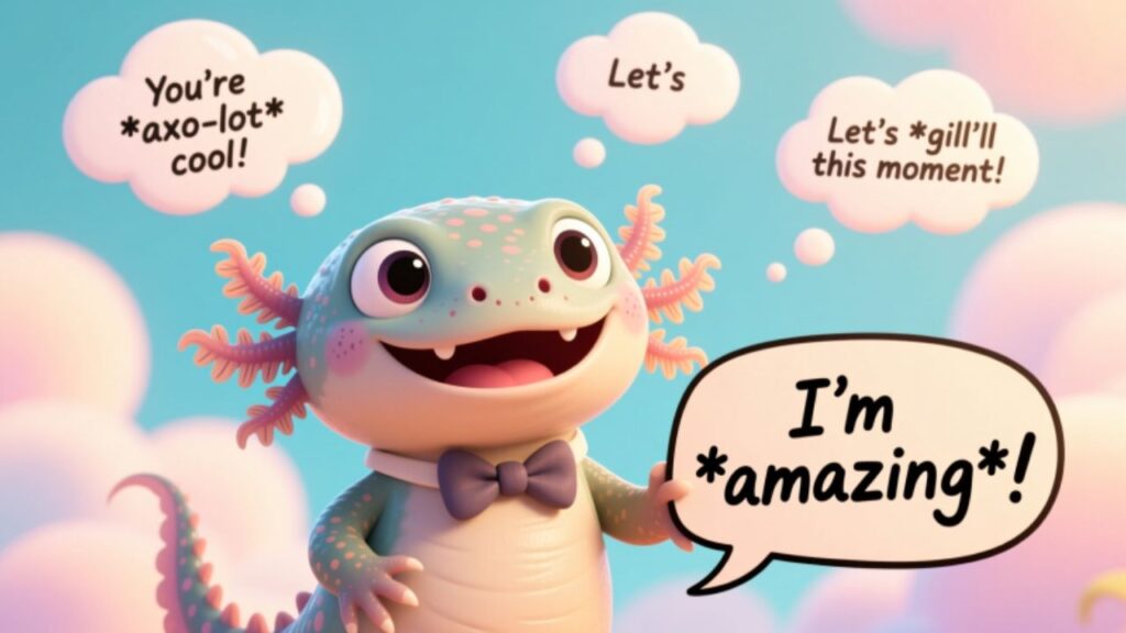 300+ Axolotl Puns Too Funny to Stay Underwater