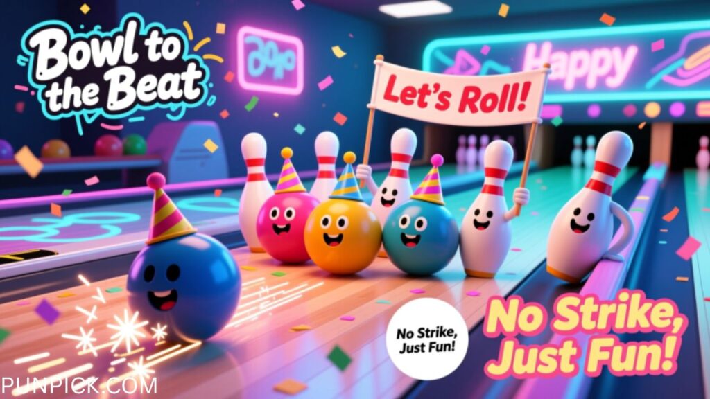 Birthday Bowling Puns for Invites