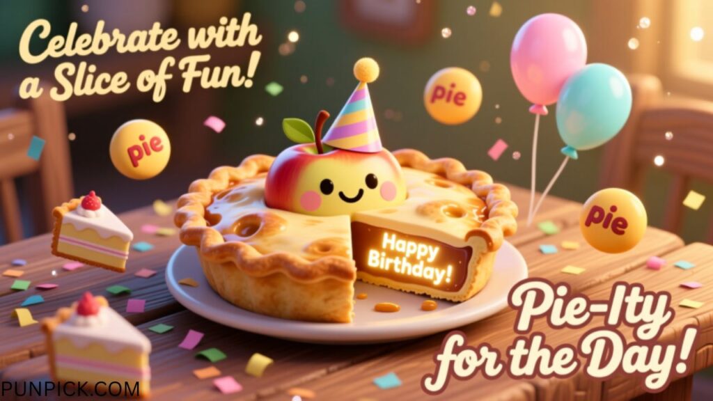 Birthday-Themed Pie Puns