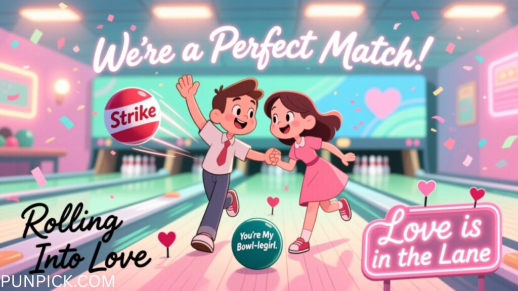 Bowling Love Puns for Couples