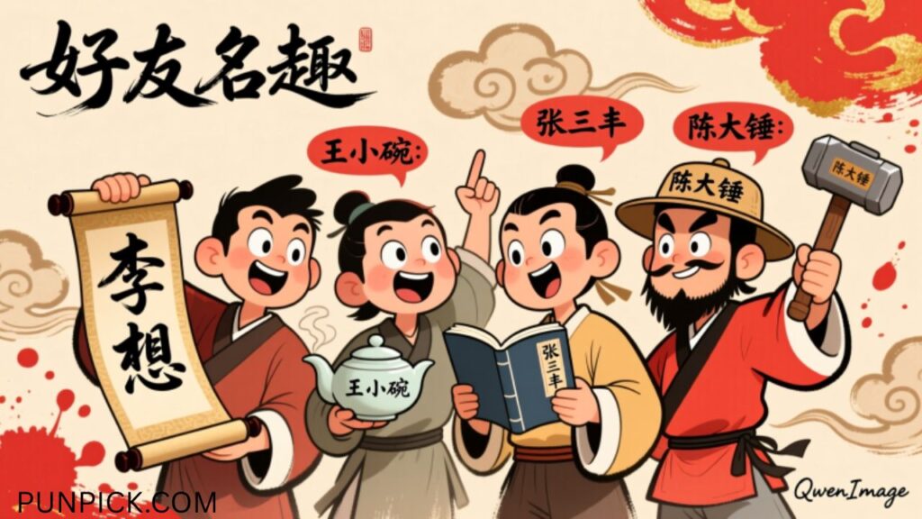 Chinese Name Puns and Jokes for Friends