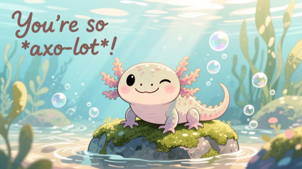 Cute Axolotl Puns