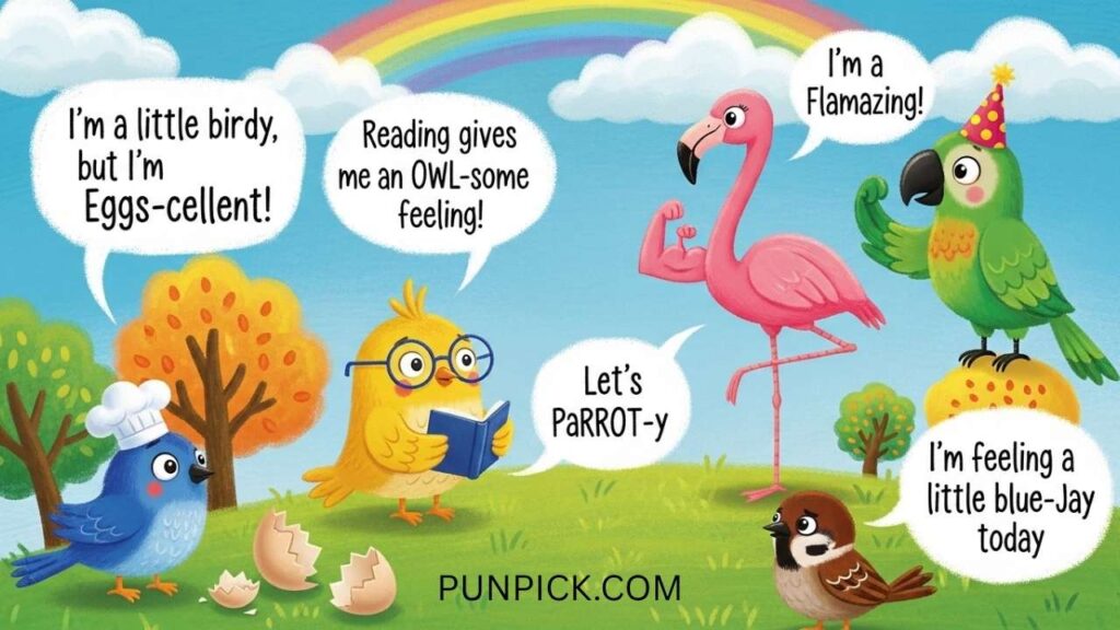 Cute Bird Puns for Kids