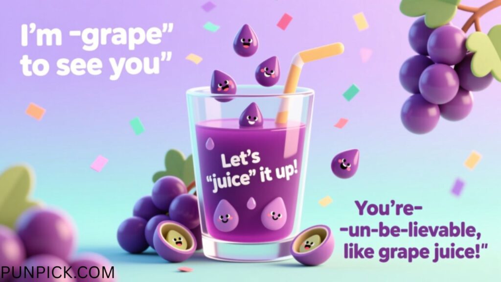 Grape Juice Puns