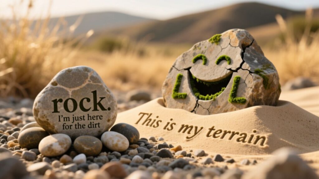 Gravel, Sand & Earthy Rock Puns