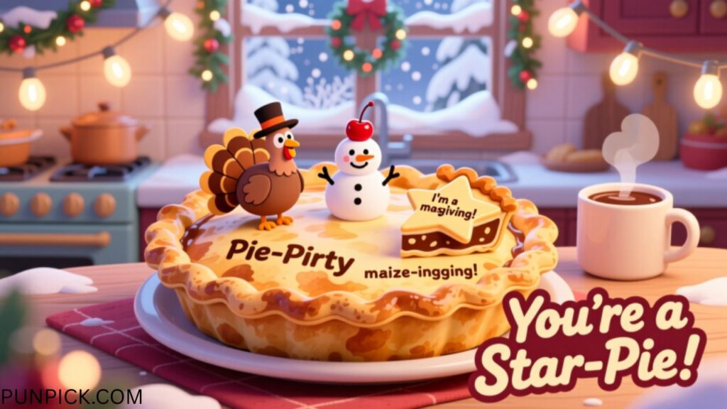 Holiday-Themed Pie Puns for Festive Cheer