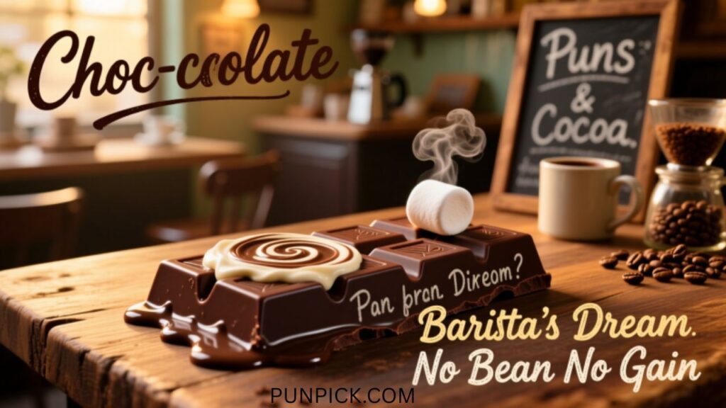 Hot Chocolate Bar Puns