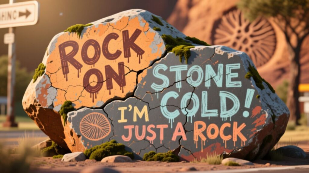 Painted Rock Puns