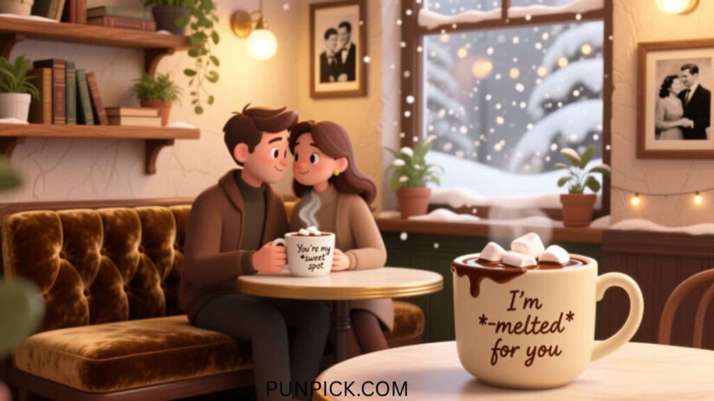Romantic Hot Chocolate Puns for Couples