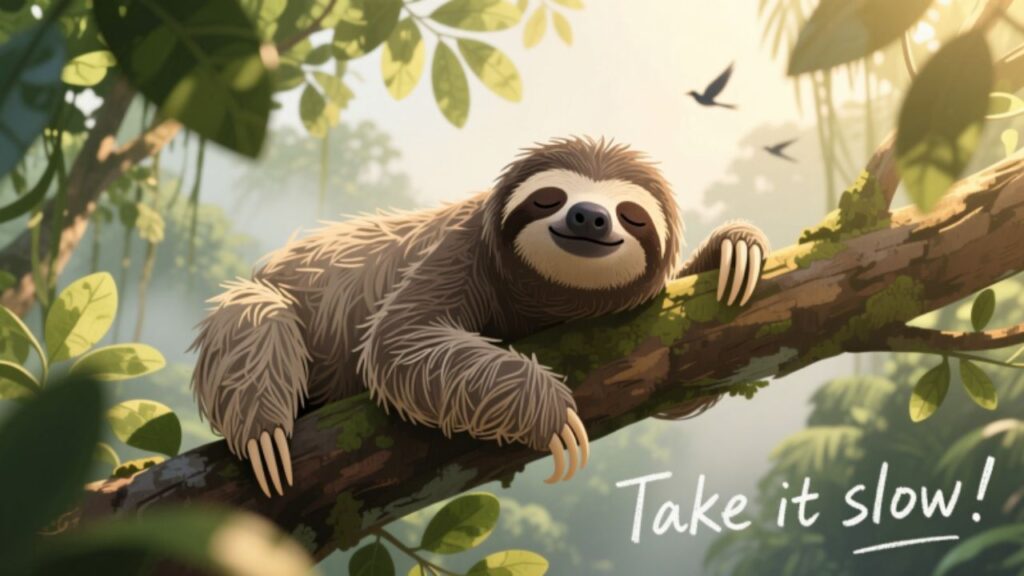 Sloth Captions