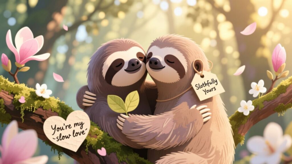 Sloth Love Puns