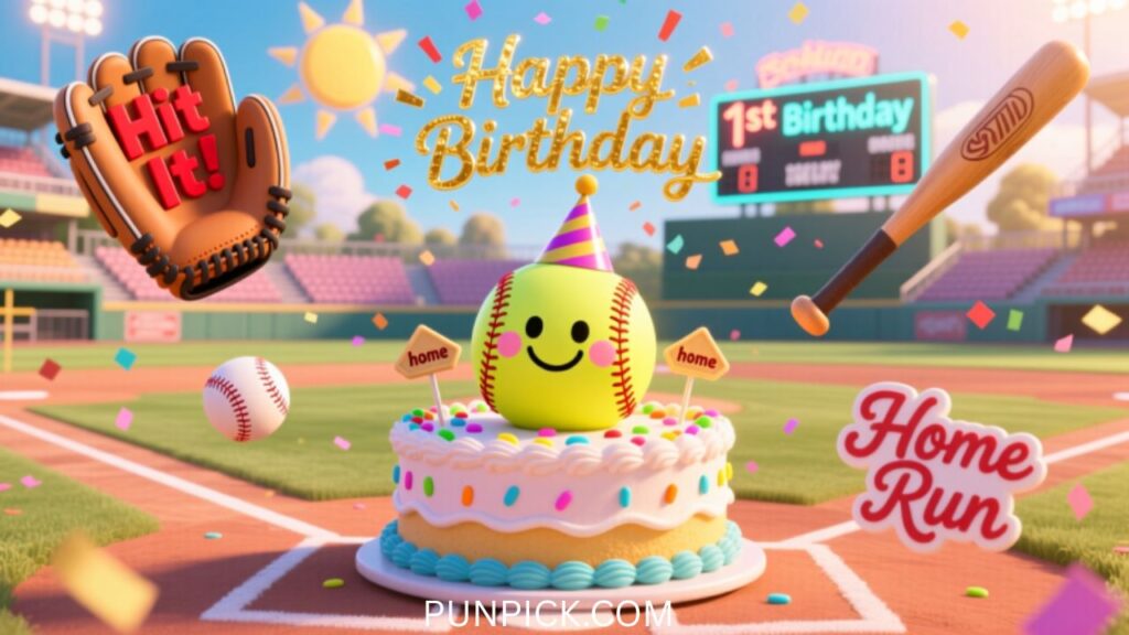 Softball Birthday Puns