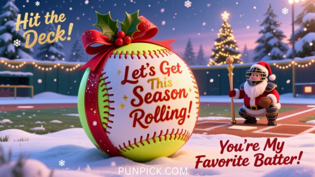 Softball Christmas Puns