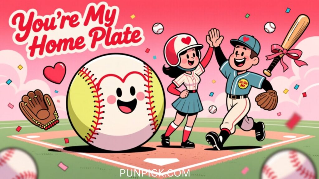 Softball Valentines Puns