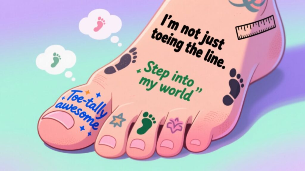 Toe Tattoo Puns
