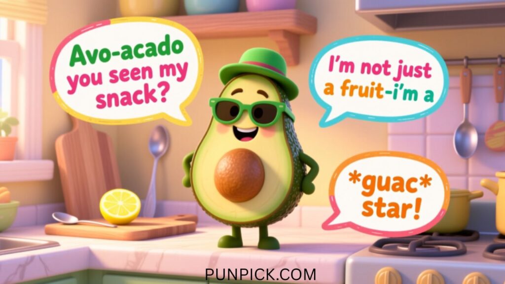 avocado puns for kids