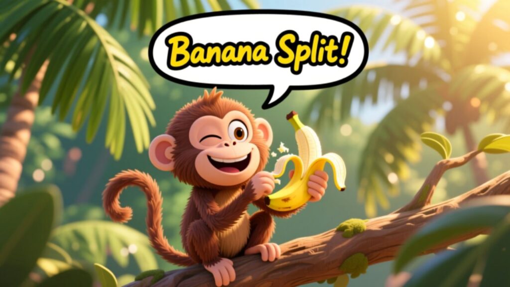 banana eating monkey puns