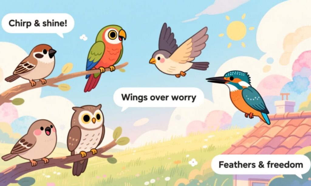 Bird Captions for Social Media Posts