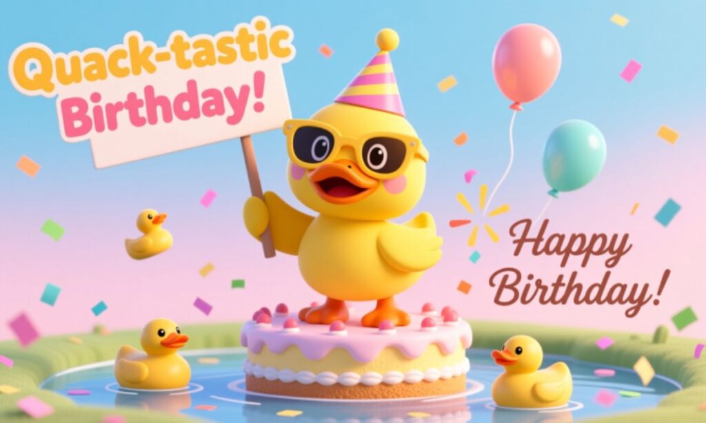 Birthday Duck Puns