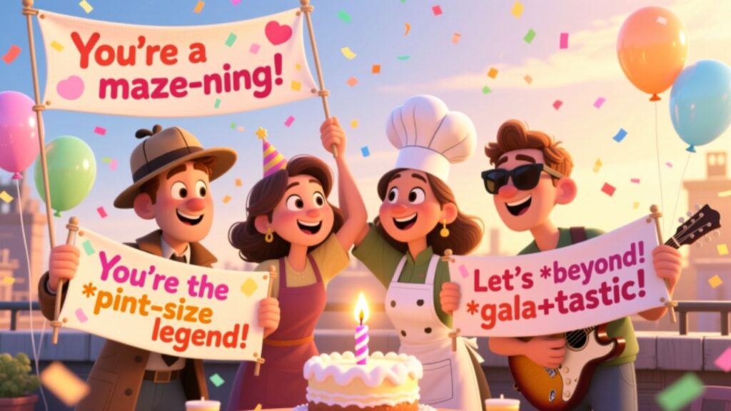 Birthday Puns for Friends