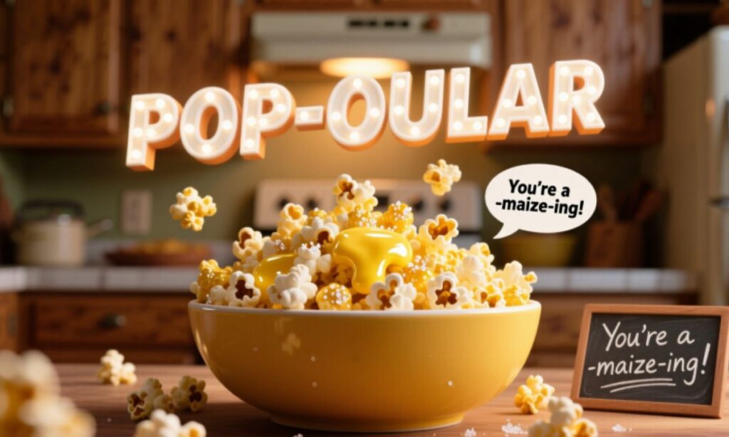 Buttery Popcorn Puns