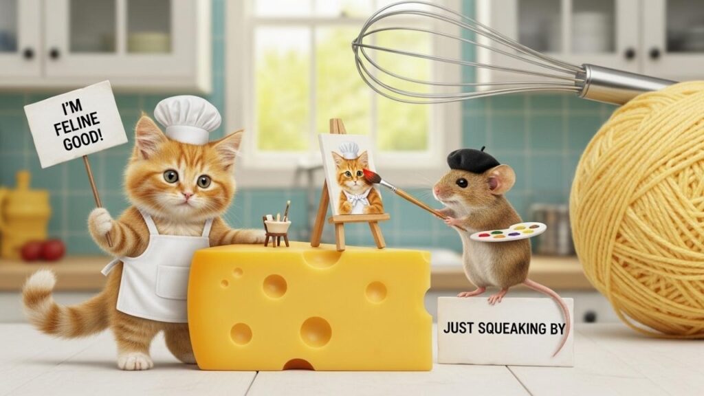 cat and mouse puns