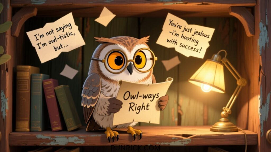 clever owl puns