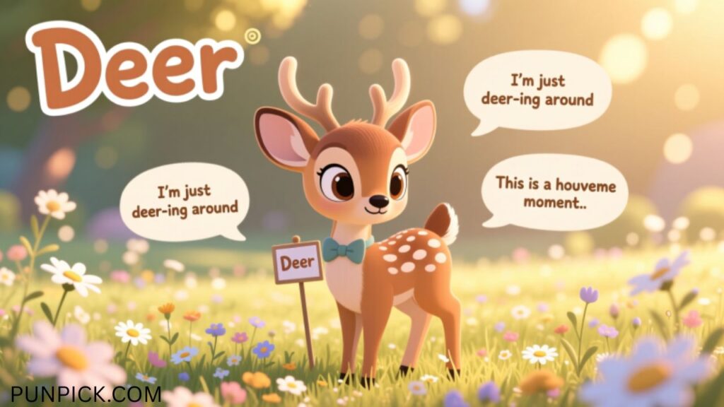 cute deer puns