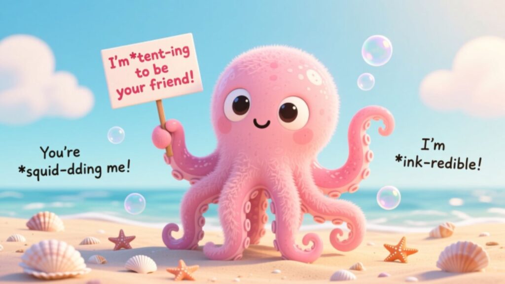 cute octopus puns for kids
