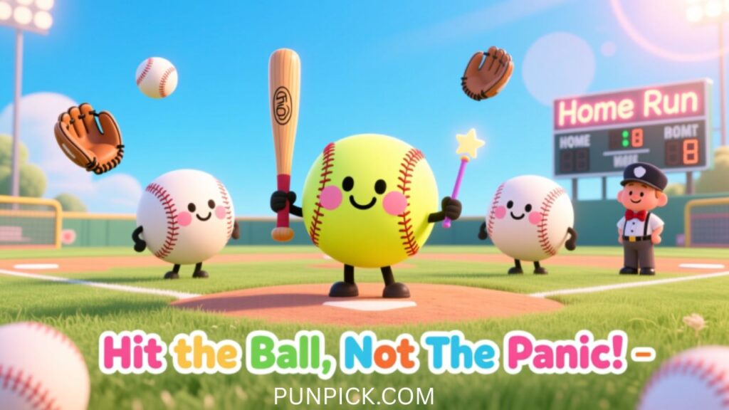 cute softball puns