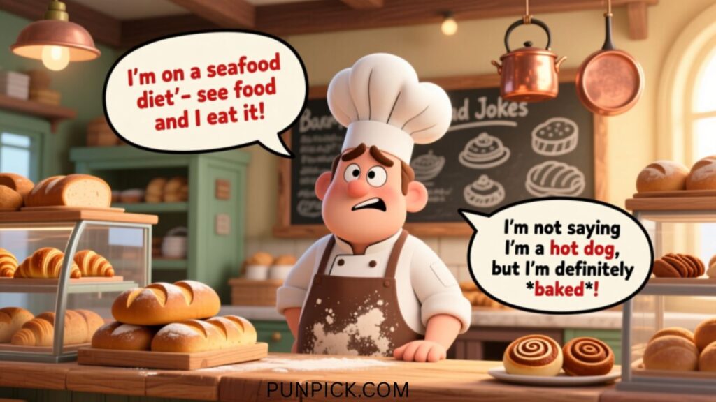 dad jokes about bakery