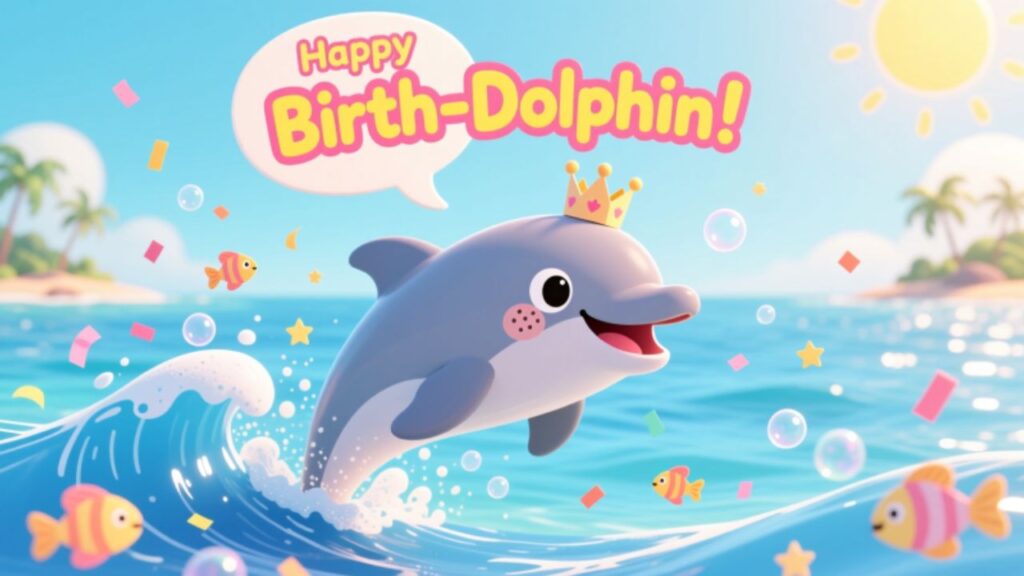 dolphin birthday puns