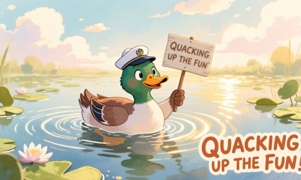 Duck Swimming Puns