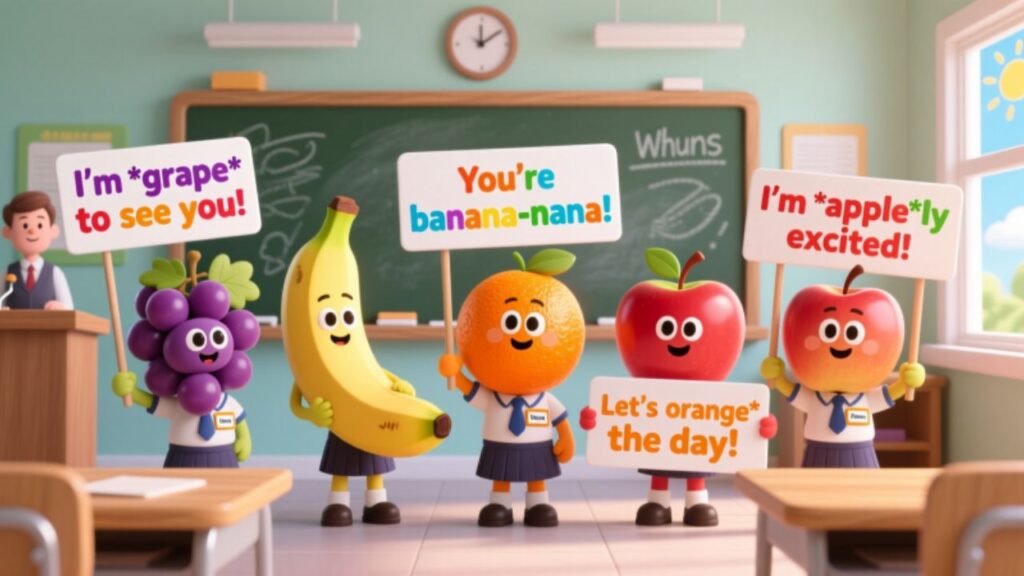 fruit puns for classroom