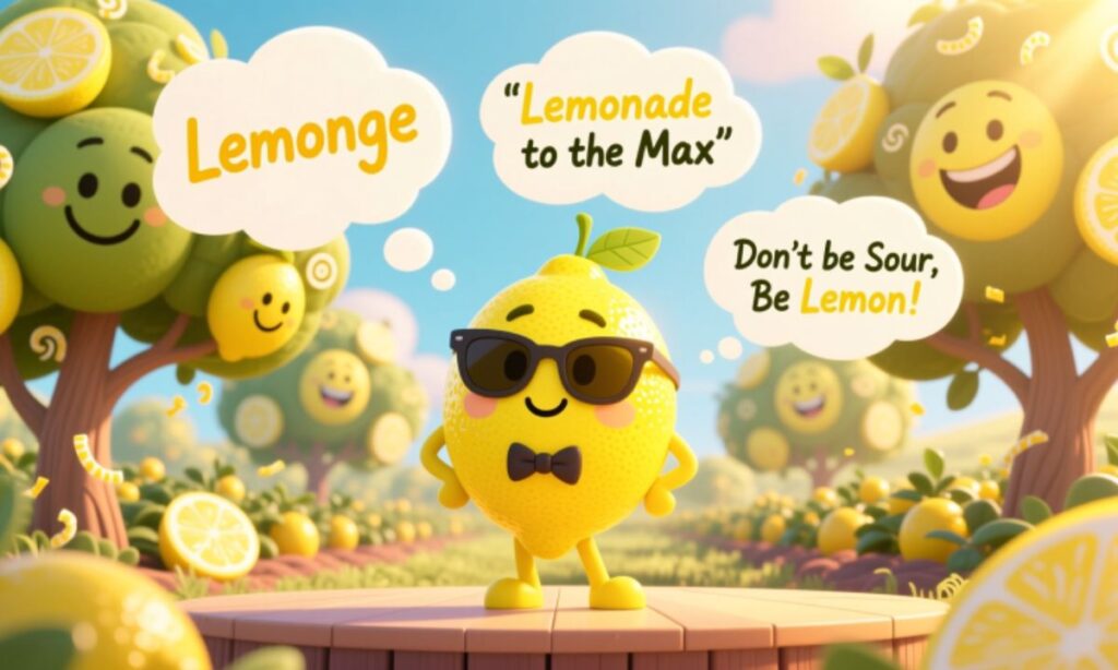 Funny Lemon Name Puns