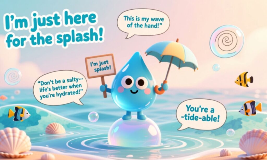 Water Puns and Quotes