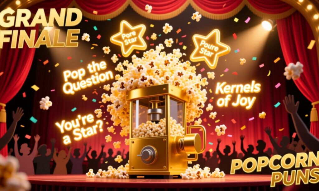 Grand Finale Popcorn Puns