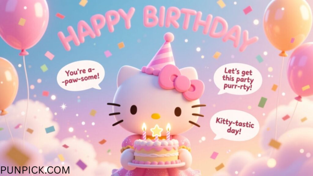 hello kitty birthday puns