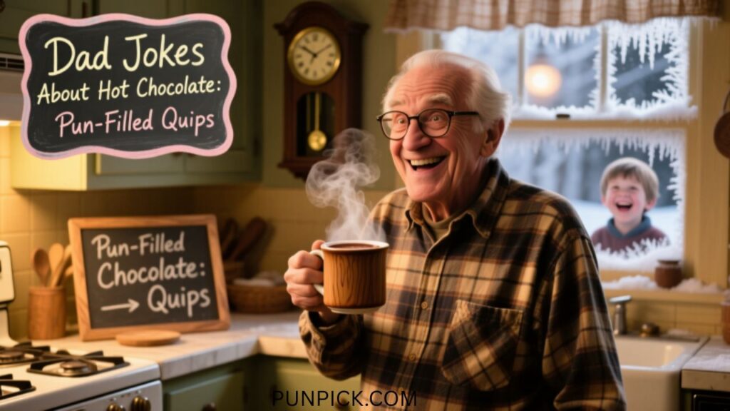 hot chocolate dad jokes