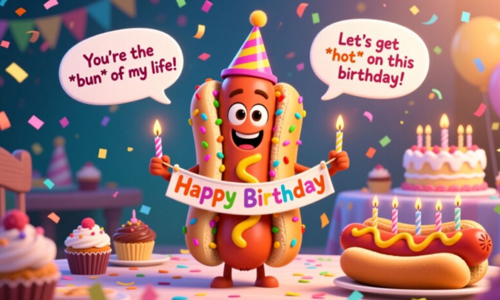 Hot Dog Birthday Puns