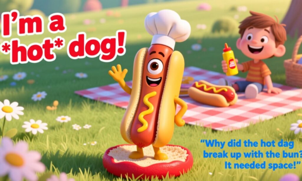 Kids Hot Dog Puns