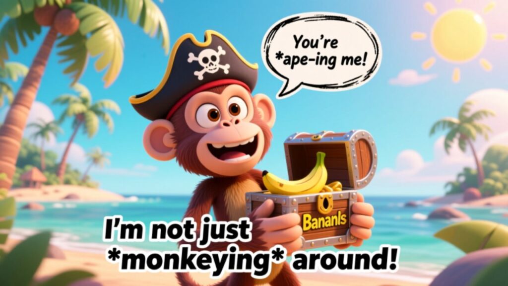 monkey puns captions