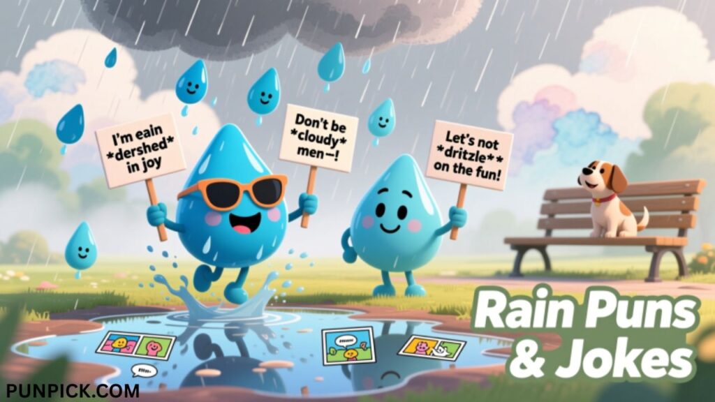 420+ Rain Puns and Jokes That’ll Shower You With Happiness