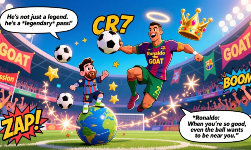 soccer puns about messi and ronaldo