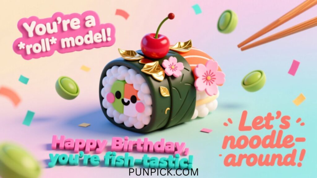 sushi birthday puns
