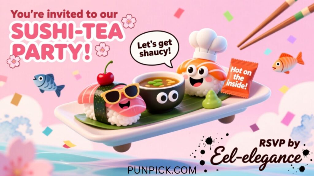 sushi puns for party