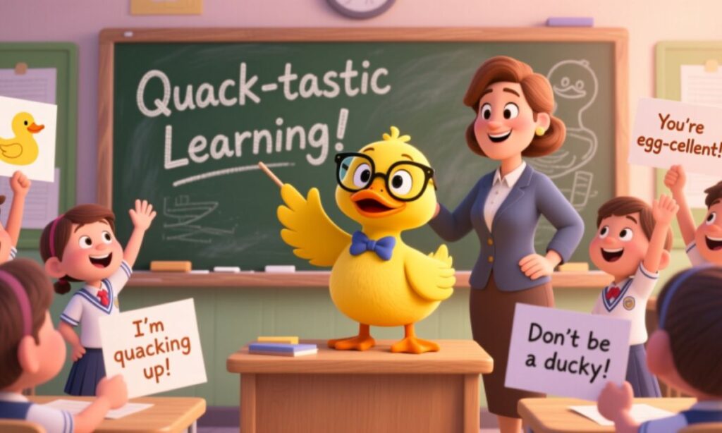 Teacher Duck Puns for Classroom