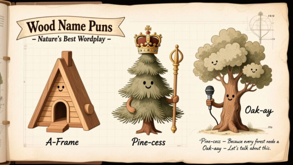 Wood Name Puns