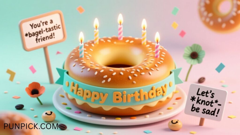 Bagel Puns for Birthday Celebrations