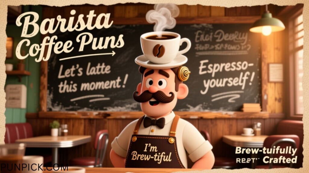 Barista Coffee Puns